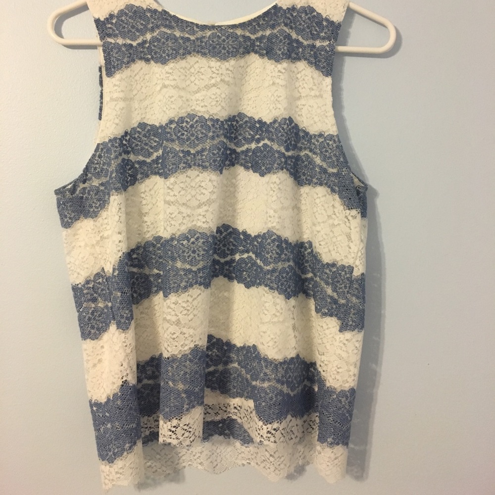 Blue and White Sophie Rue tank